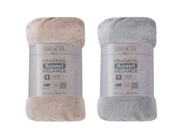 Frazada FLANNEL MELANGE