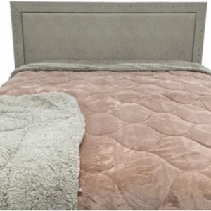 acolchado brescia coral/corderito cemento 2,2x2,4